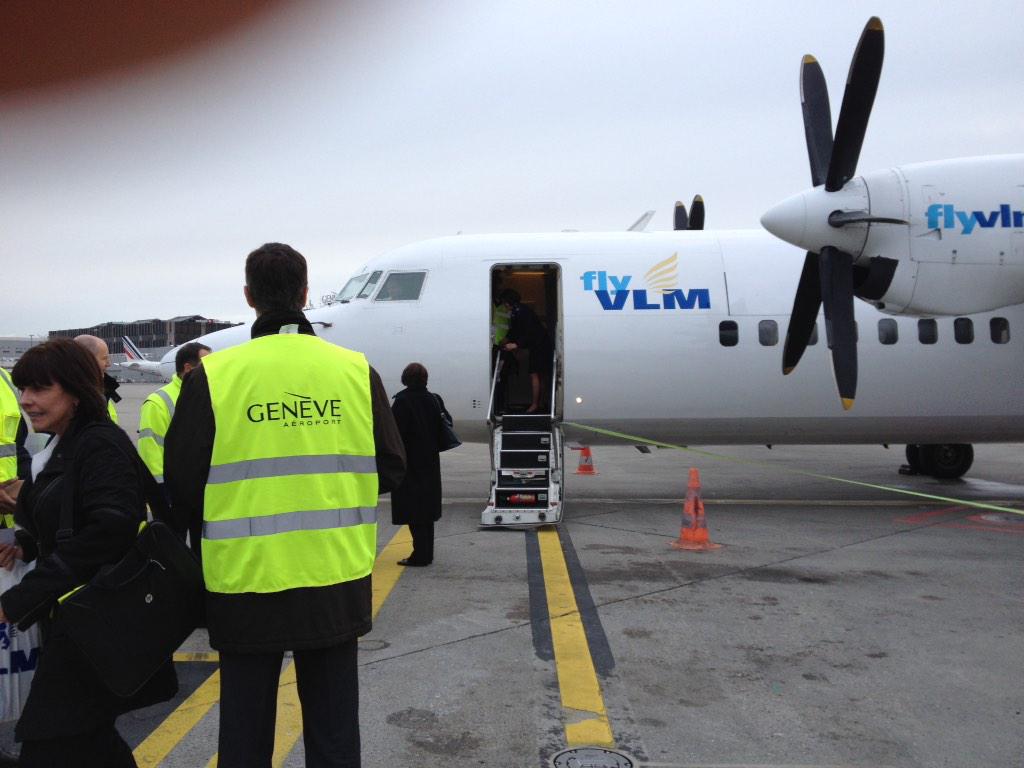 Inaugural flight Geneva Express #flyvlm #antwerp #geneva