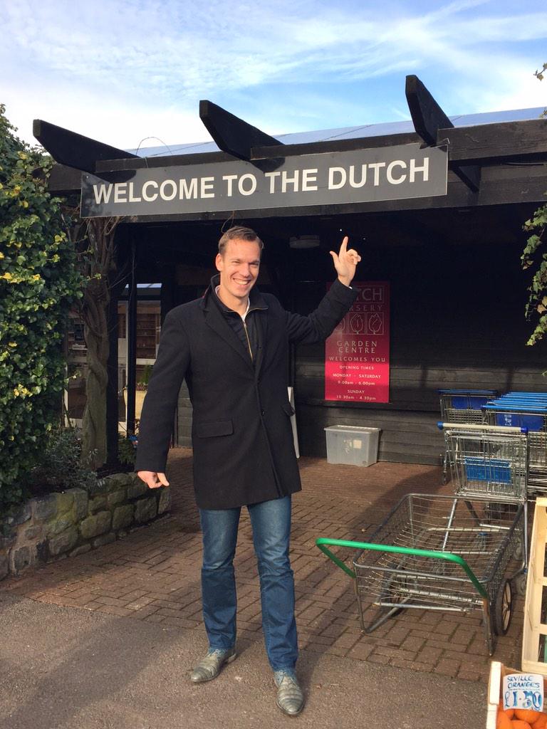 Our very own Dutch, <a href="/EEMeijer/">Anneke Van ee meijer</a>, at The Dutch Garden Centre in Hatfield