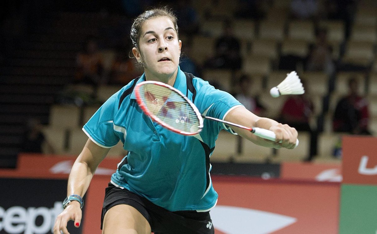 teledeporte's tweet photo. |VÍDEO| Carolina Marín logró ayer la plata en el Master de la India http://t.co/eNb35DzSk4 ¡BRAVO! #Bádminton http://t.co/KIrFLFFsE5