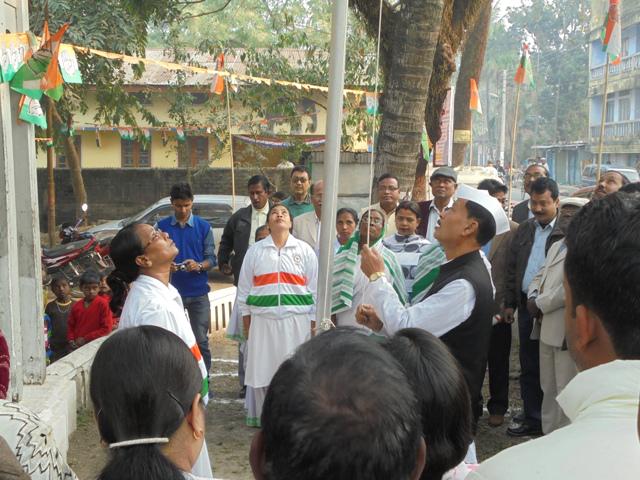 DhubriDCC's tweet photo. Celebration Of 66th Republic Day At Rajiv Bhwan D.C.C Dhubri http://t.co/UuqutvD4xk