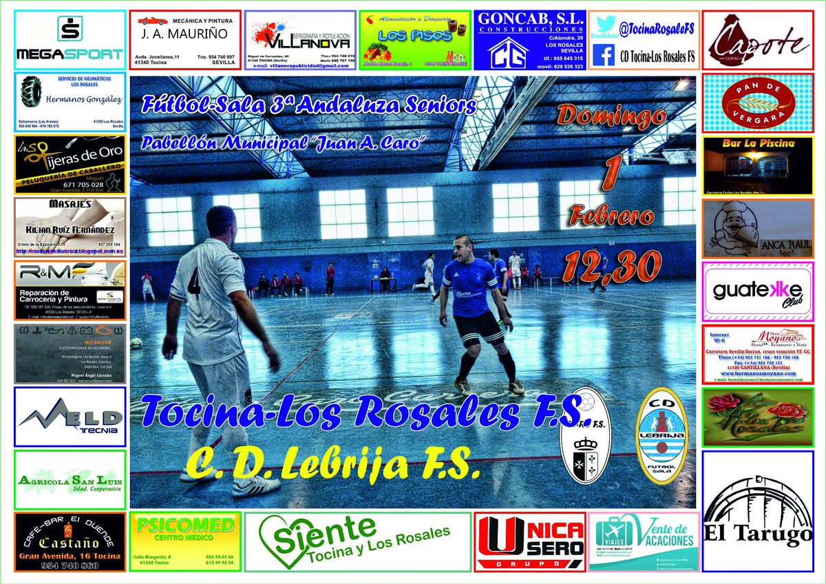 <a href="/TocinaRosaleFS/">TOCINALOS ROSALES FS</a> Vs. <a href="/cdlebrijafs/">cd-lebrijafs</a>