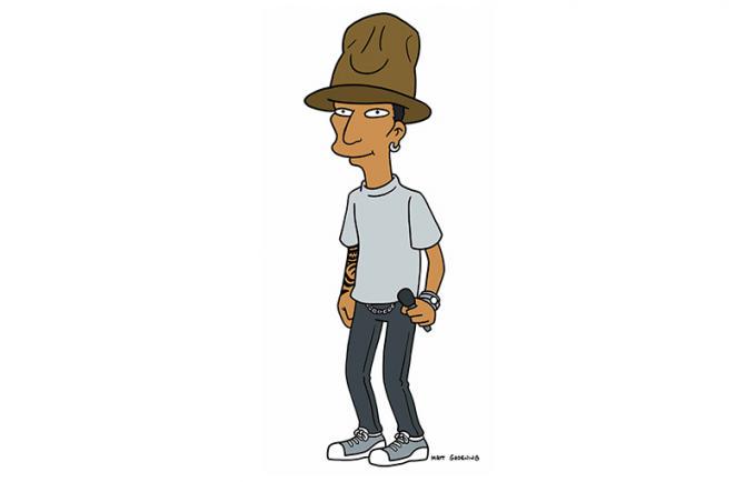 .<a href="/Pharrell/">Pharrell Williams</a> akan tampil menjadi salah satu bintang tamu di episode terbaru The Simpsons. freemagz.com/fmd/news