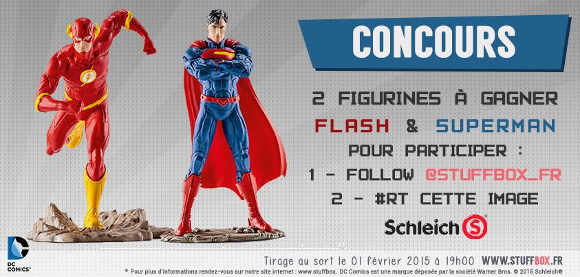 26.01 Stuffbox / 2 figurines Flash & Superman à gagner  B8Rrpi2IQAAMo2p