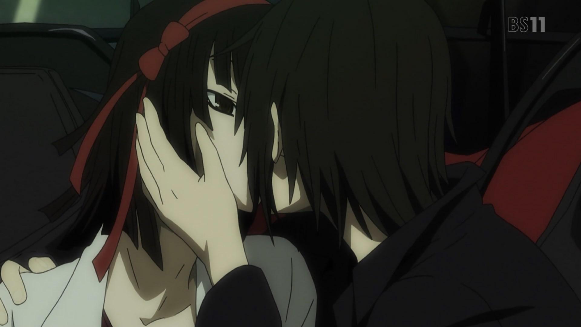 Twitter 上的 嘲笑のひよこ すすき デュラララ 2 承 第3話 今回のキスシーンは平和島幽と聖辺ルリ 折原九瑠璃と折原舞流の二組 らぶらぶー Drrr Drrr Anime デュラララ デュラララ好きな人rt Http T Co Fkxudakzwj Twitter