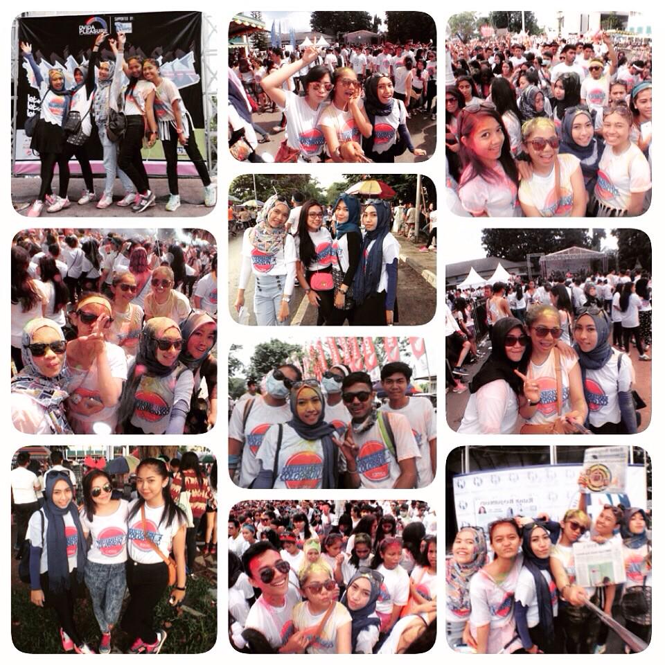 Menghipnotis 5rb peserta nya 🎉☺️@BJMcolorrun