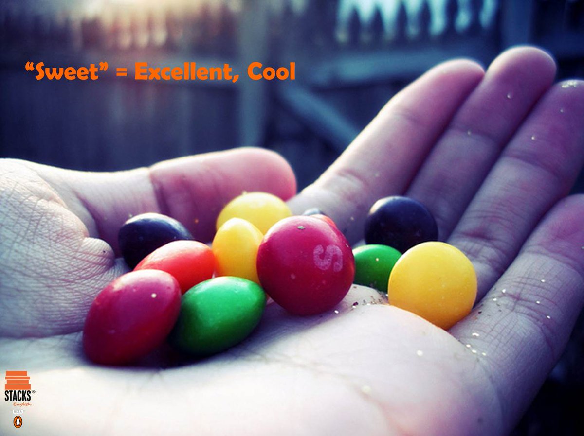 PenguinStacks's tweet photo. Our English test was moved to next week? “Sweet!” I didn’t have a lot of time to study.  #EnglishSlang #ESL http://t.co/IOvuCbjsAe