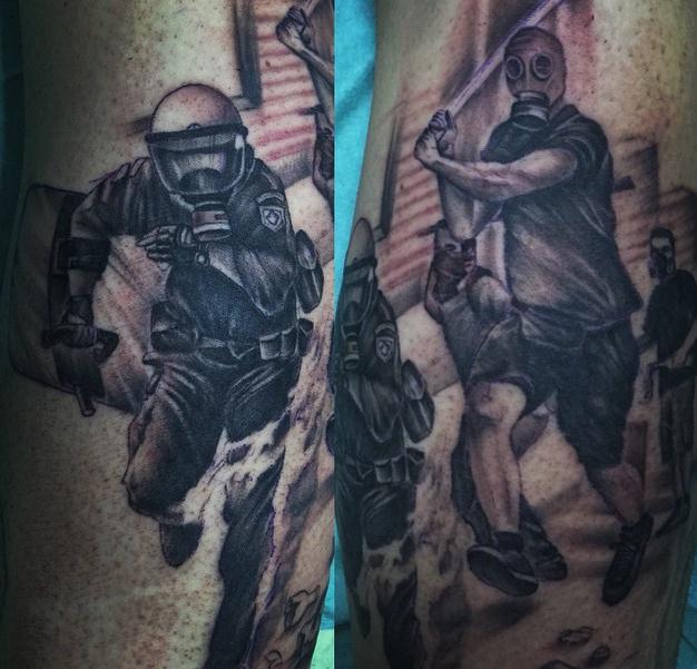 SlashTattoo's tweet photo. Hooligans por Jesús http://t.co/SbtPzfbz5x