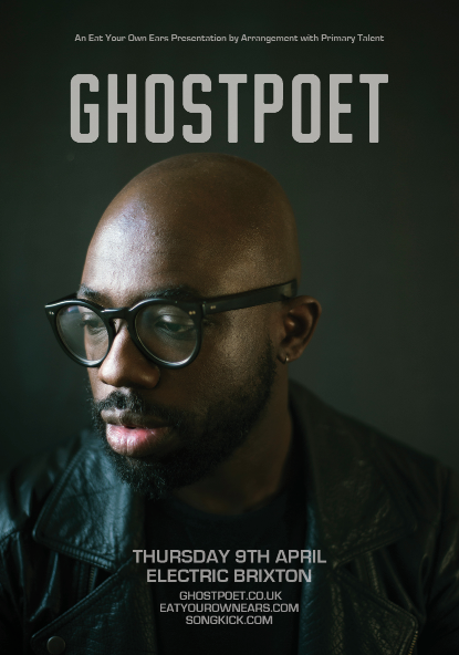 EatYourOwnEars's tweet photo. Have you heard the ace new @ghostpoet single yet? - http://t.co/a447BOfDG8 @electricbrixton #eyoe http://t.co/OV0ok4EggR
