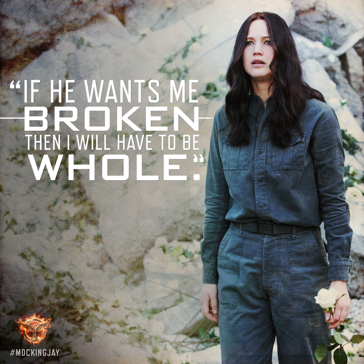 TheHungerGames's tweet photo. President Snow's threats inspired her courage. #Mockingjay http://t.co/beEt5htcCg