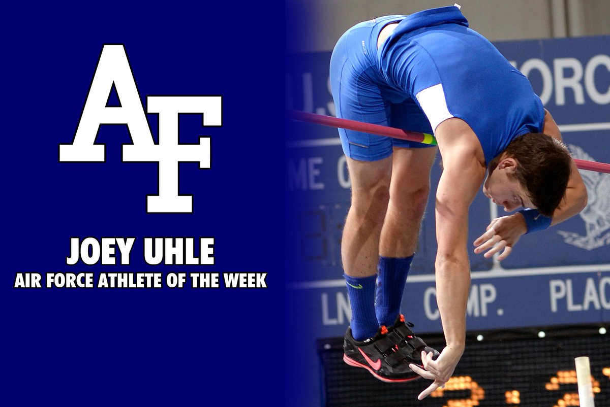 Congratulations to Joey Uhle ... the Air Force Athlete of the Week!