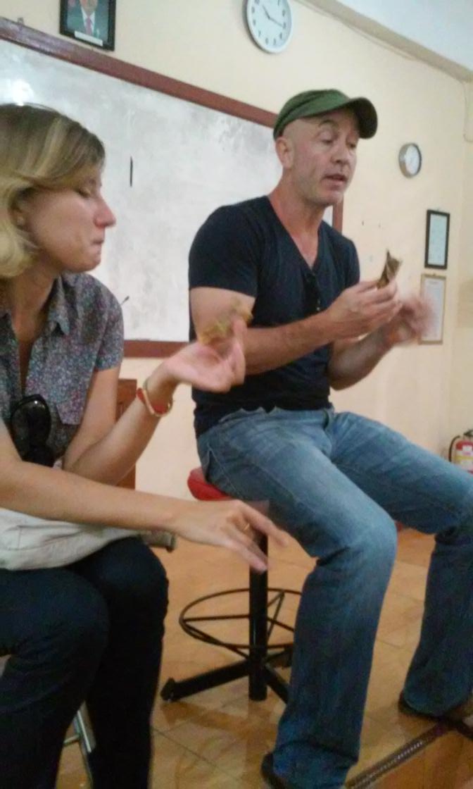 Even our guest tried piscok, lontong, and somay. LMAO