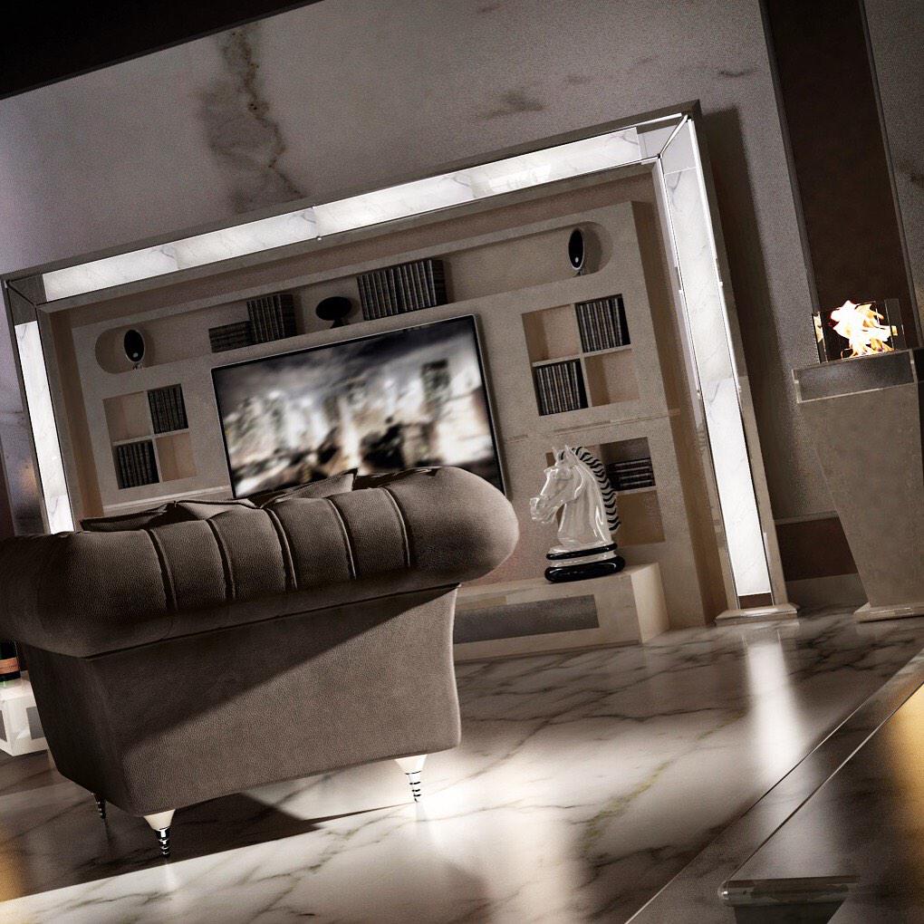 VismaraDesignIt's tweet image. Using #carraramarble for our classy #tvwallunit #vismaradesign #dibaio