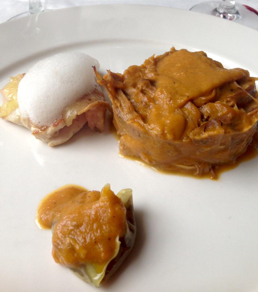 Llega el turno de la molleja de ternera asada y el picasuelos en diferentes formas y texturas. #DegustaCantabria