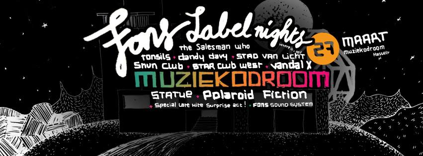Muziekodroom's tweet photo. @fonsrecords verzamelt zijn troepen in #Muziekodroom! Info http://t.co/iUJro7pPg2 RSVP http://t.co/1kwT3OUNuY http://t.co/XSea6iPkmZ