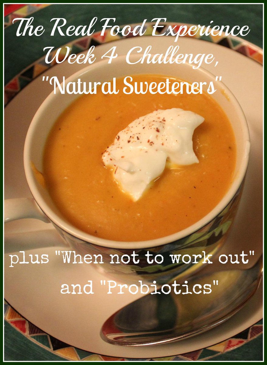#NaturalSweeteners is Challenge 4  #RealFoodExperience. Are you looking to learn! #Probotics  thekitchenchopper.com/indexBlog.php/…