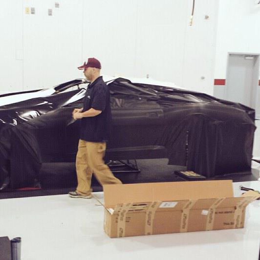 JonathanGrayPS's tweet photo. The #GrayMotorsports #Camaro getting wrapped in our race shop thanks to our friends at @FinelineCO! #NHRA #ProStock http://t.co/YeVEJ8lu1F