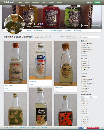 Kolektado's tweet photo. Minibottles Collection by Petr Q Bičan: http://t.co/t6vLy1y74x
All collections of minibottles: http://t.co/z2AColMIoG http://t.co/yB44H9lzZI