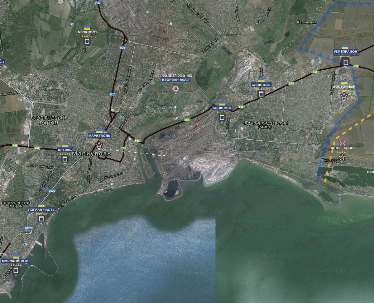 Карта мариуполя орджоникидзевский район