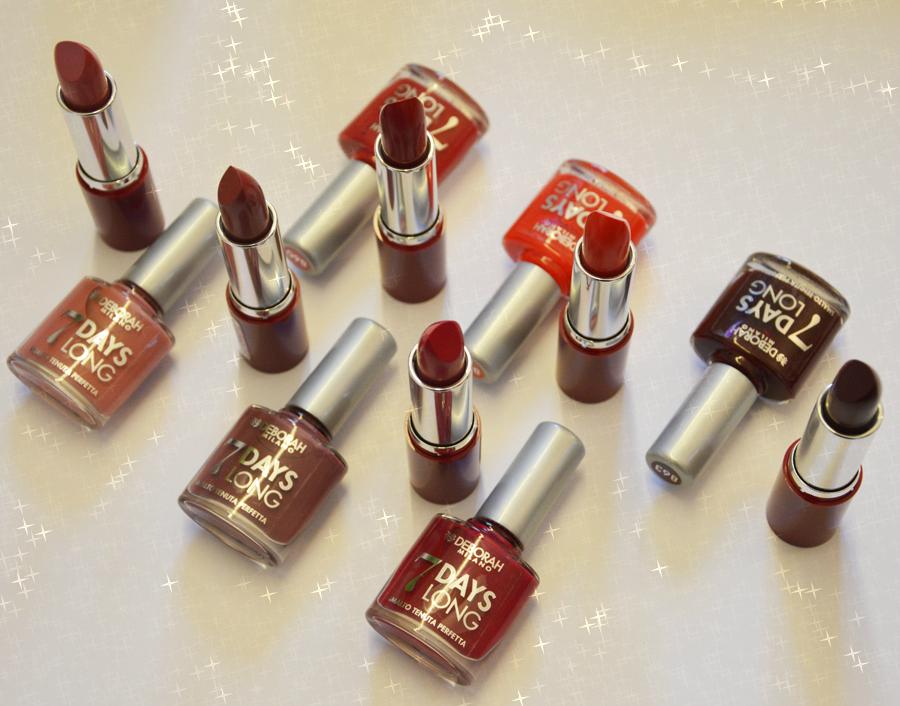 DeborahMilano's tweet photo. I 6 colori abbinati di smalto #7DAYSLONG e #IlRossetto della nuova collezione #RedIcons ;) http://t.co/tKmmCwO0lD