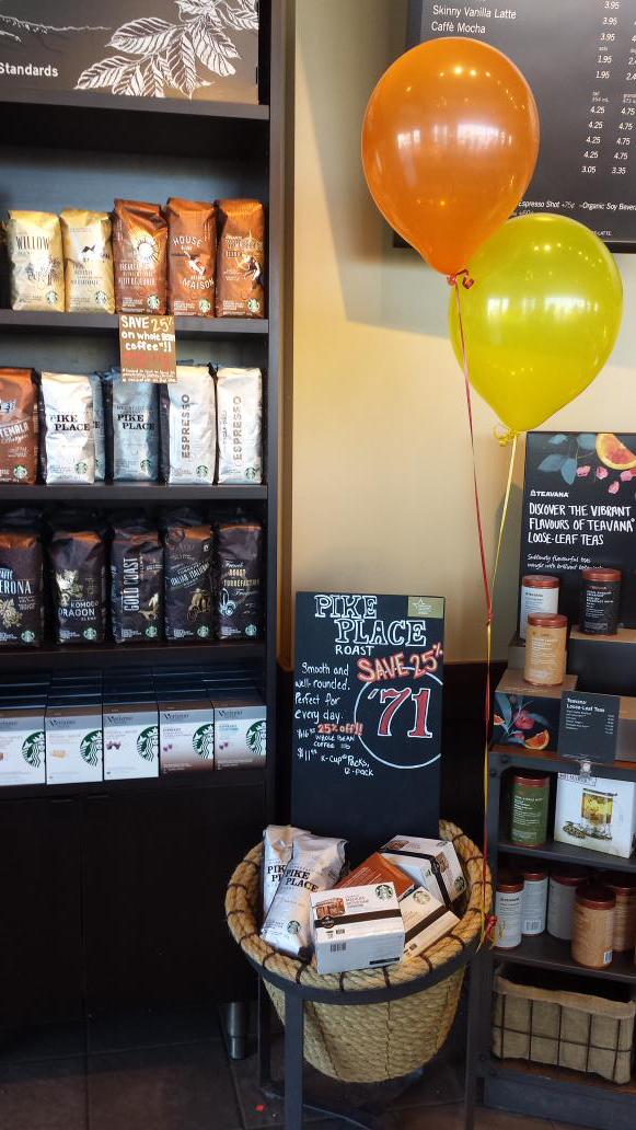Cup_of_Kate's tweet photo. Visit us on Fairway Rd, Kitchener for your whole bean needs! 25% off! You don't want to miss this! @StarbucksCanada http://t.co/2Dr1k59i0a