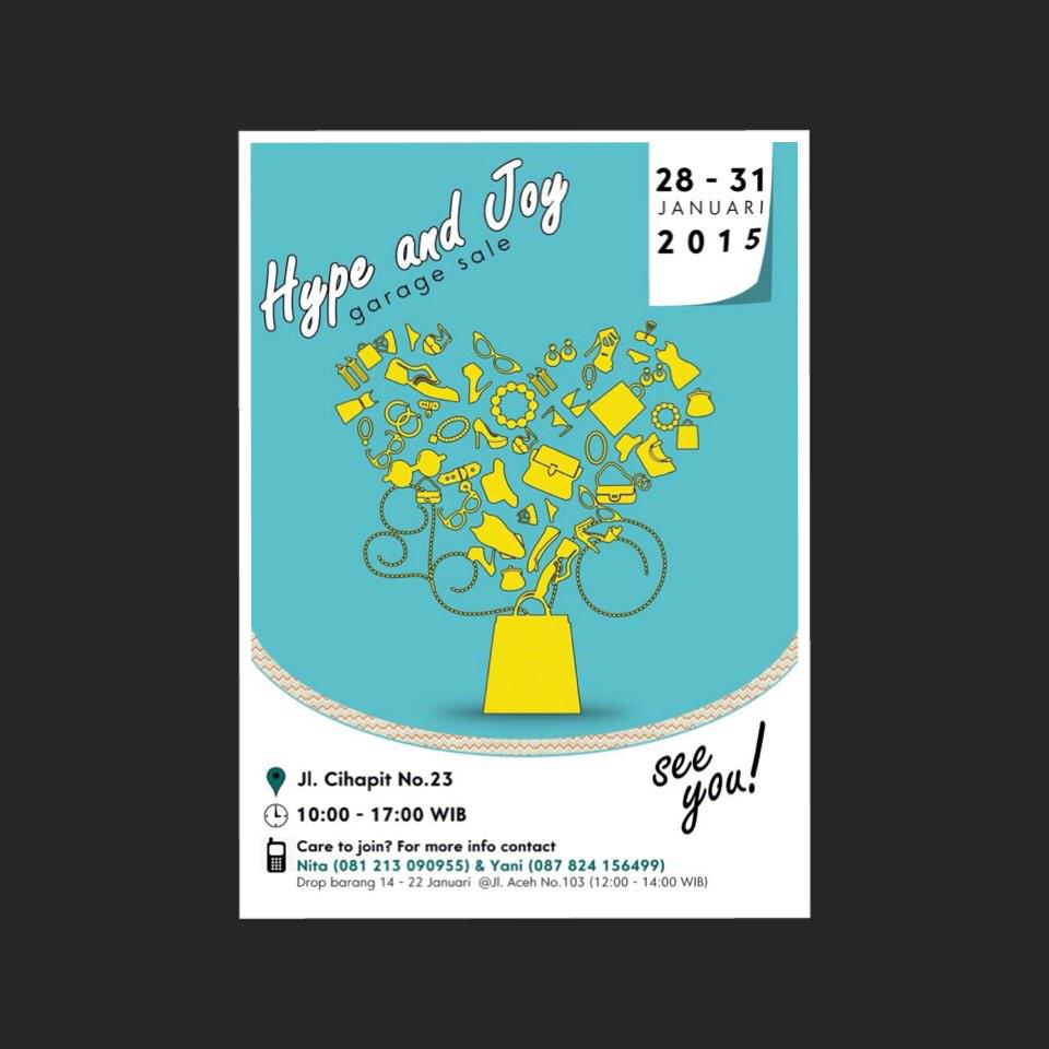 Yuu ditunggu 28-31 jan..hype n joy garage sale