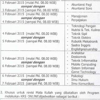 BEMSCU's tweet photo. tanggal krs semester genap 2014/2015..don't miss it, good luck to get what you hope :) http://t.co/46LsWp3BvK