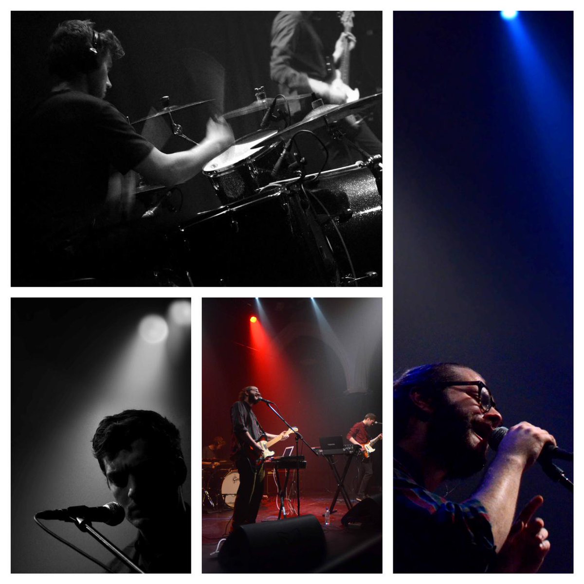 StevenHallDOP's tweet photo. .@theseghosts play @greendoorstore Brighton tonight. Here's a photo montage of their @NorwichArtCentr gig last night http://t.co/vi1apmYM6F