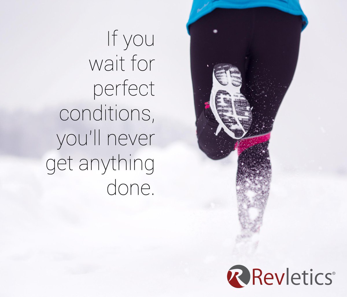 If you wait for perfect conditions, you'll never get anything done. #MotivationMonday #Fitness #crossfit