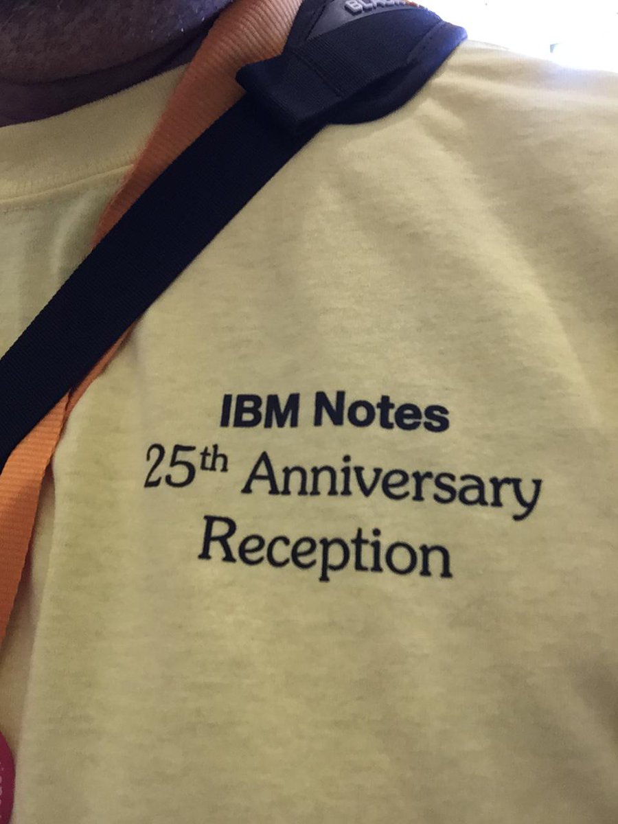 Spread the word. #IBMConnectED Notes25 reception is on tonight at 7.30 Swan Crescent Terrace. Drinks, games and fun!