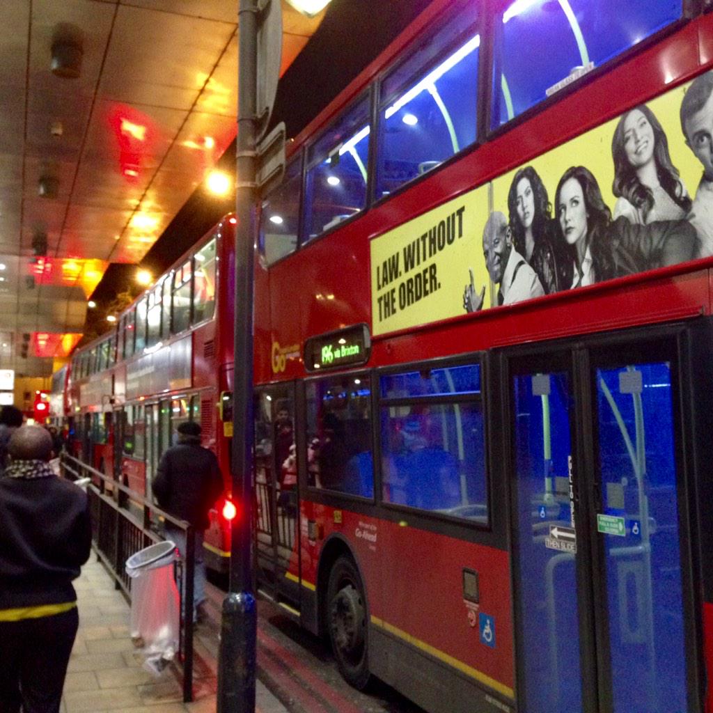 A #wallofbuses at #vauxhall thanks to ongoing roadworks problems #static