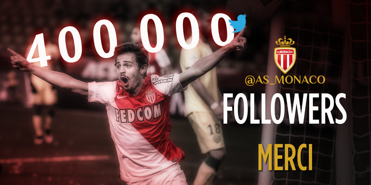 AS_Monaco's tweet photo. RETWEETEZ ce message pour gagner le maillot de @BernardoCSilva et fêter nos 400 000 followers sur Twitter !!!! http://t.co/Chx74MR5hR