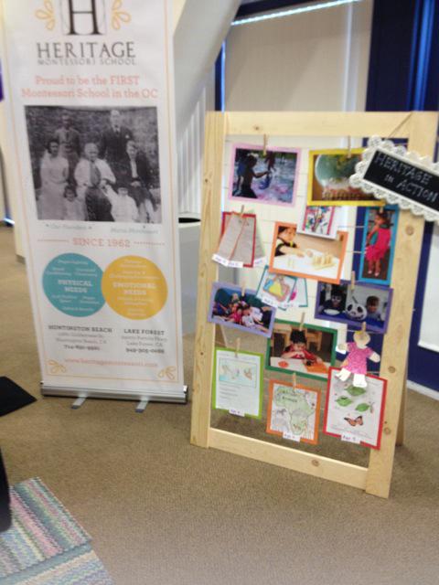 heritageschool's tweet photo. Thanks to the many families that visited the Heritage Montessori booth at the O.C. Private School Association fair. http://t.co/iMvdFZ9Pxi