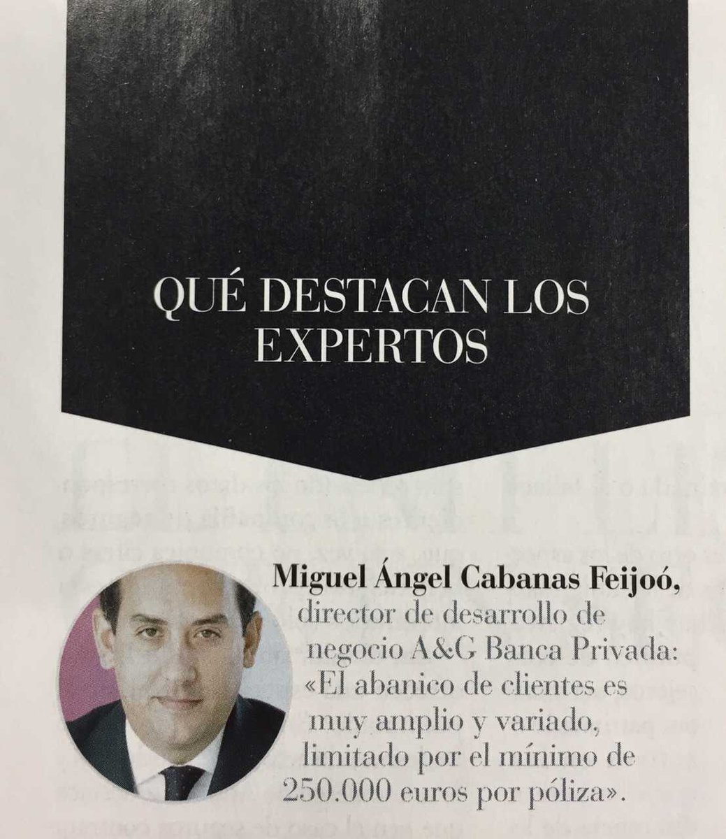 SilviaPihippie's tweet photo. Revista Inversión. Especial Banca Privada. Enero 2015.
@maccabanasf de a&amp;g, nos habla sobre el unit linked http://t.co/hvnOvJsrgy
