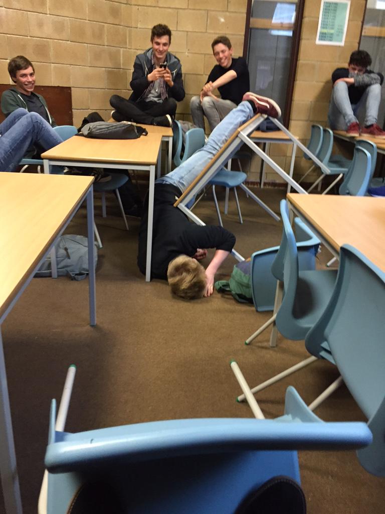 BoringMattHodge's tweet photo. Sometimes I like to fall off tables http://t.co/S64Bvm6sek