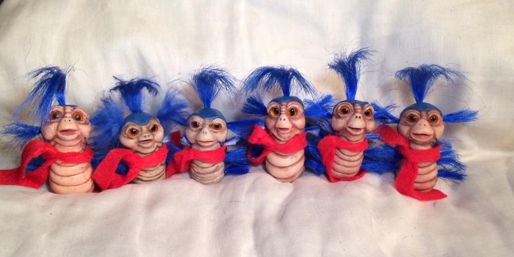 goblindreams's tweet photo. 6 worms finished - for the online market tomorrow evening #labyrinth #alloworm http://t.co/EiDqfcnmXf