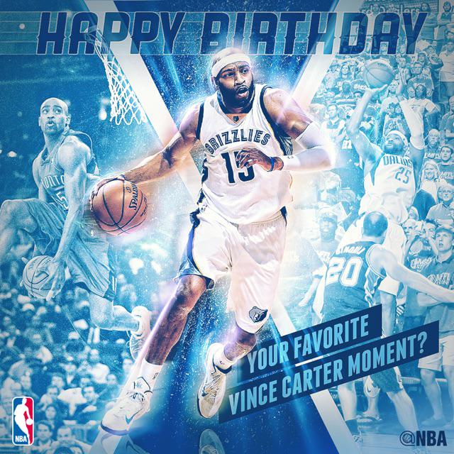 Happy birthday Vince Carter 