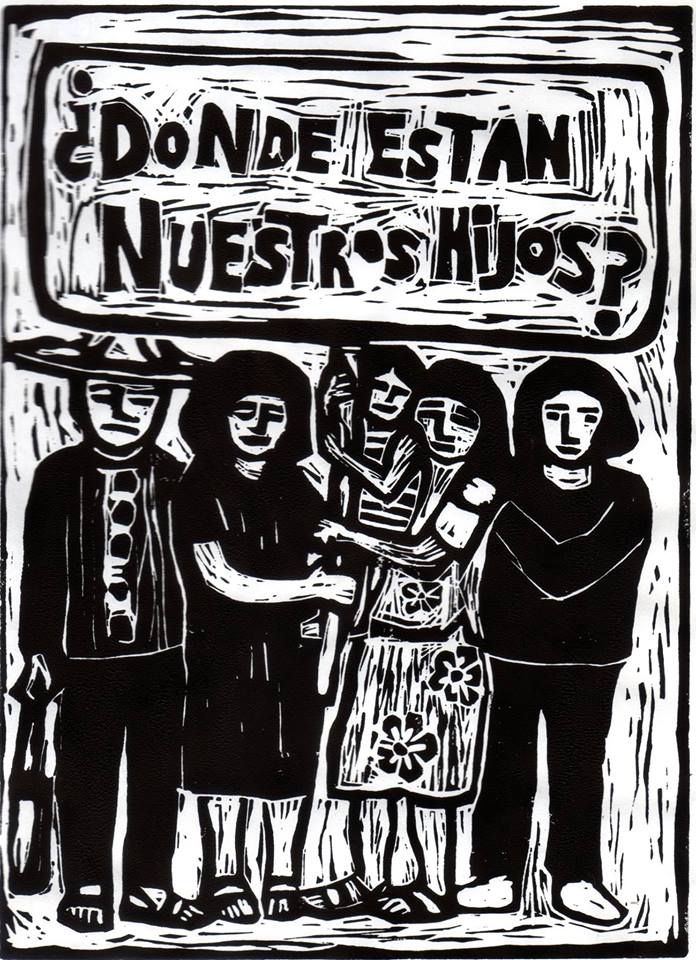 ¡NO SE NOS OLVIDA!
Nos faltan 43 y muchas más, hoy todas y todos a marchar, a gritar, a movilizarse, #YoNOmecansé