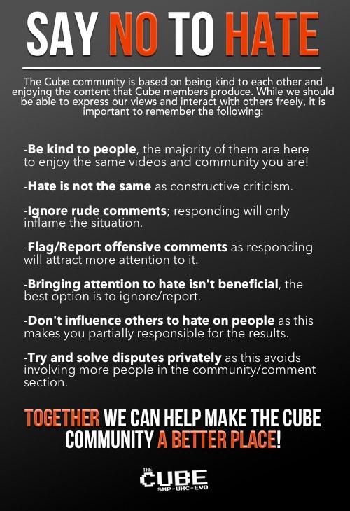 TheCubeUpdates's tweet photo. Let's make The Cube community a better place! http://t.co/x1t2WR0Tsx