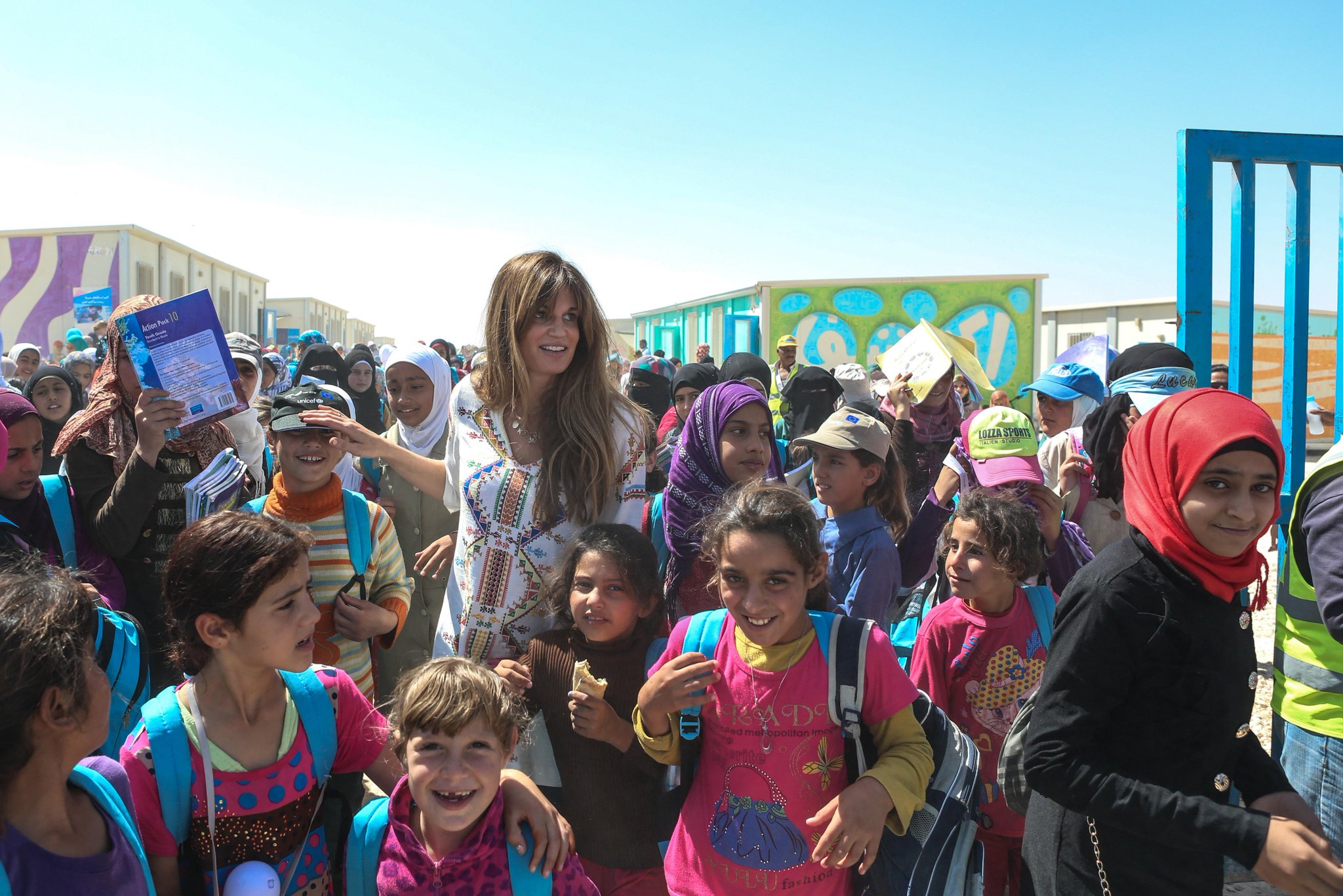 Happy Birthday Read about her visit to meet refugee in Jordan  