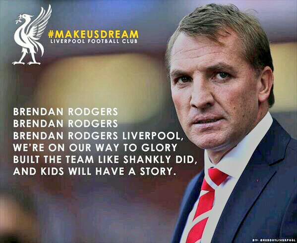 Happy Birthday to the boss Brendan Rodgers. Hopefully a nice present will be delivered tomorrow night. 