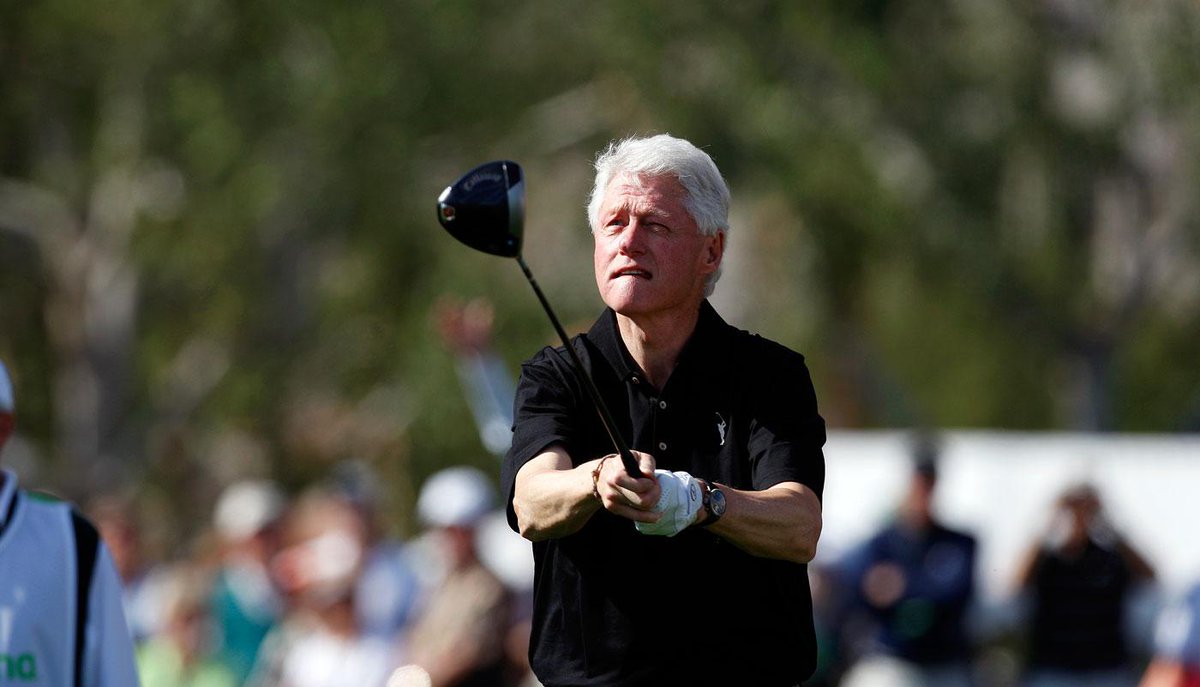 Give Barack Obama a break, golf is great for presidents, Bill says: bit.ly/1DaBcHv