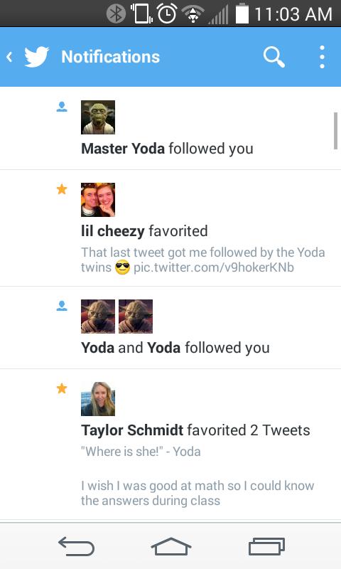 Shwan_Rooney's tweet photo. Its like all the Yoda's are having a party on my twitter. The master has arrived http://t.co/iDuenn3K1b