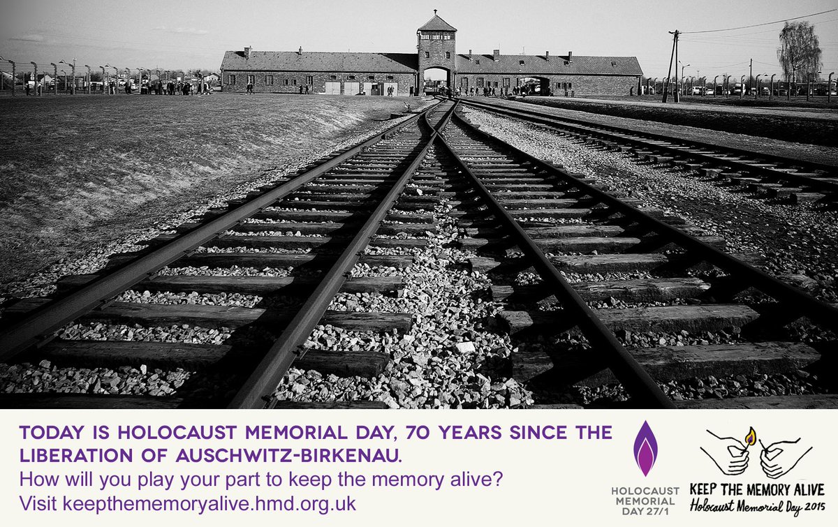 Today is Holocaust Memorial Day - how will keep the memory alive?
keepthememoryalive.hmd.org.uk #HMD2015 #MemoryMakers