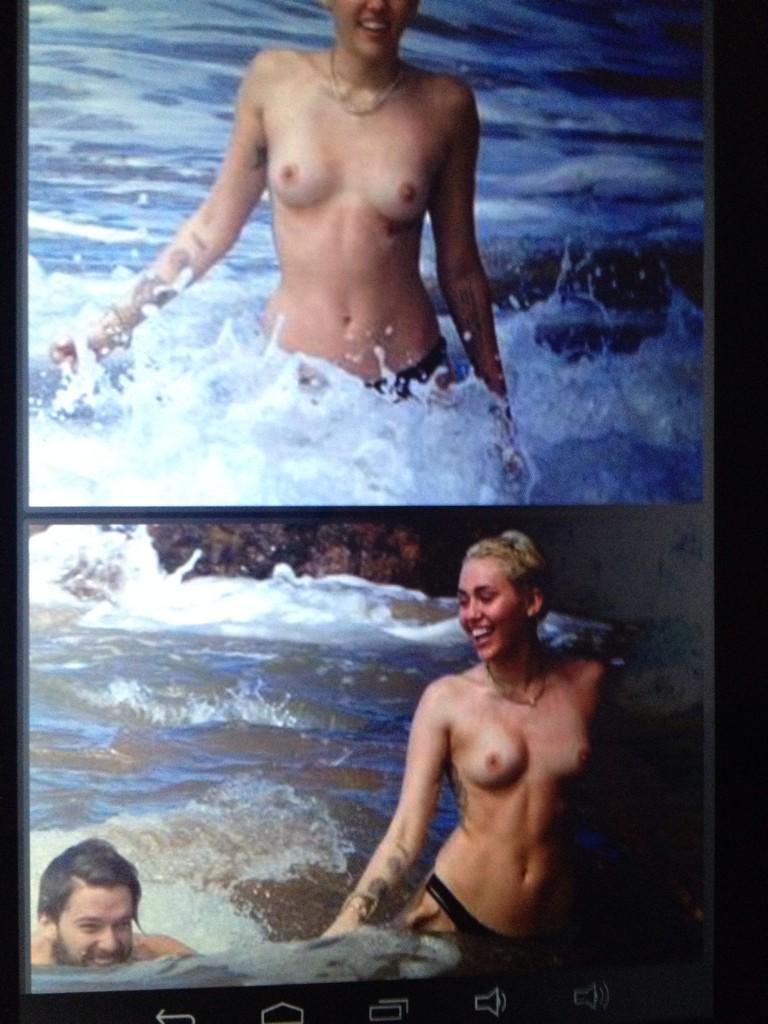 carissa_mack's tweet photo. @MileyCyrus this is the happiest you've looked in a whiiiiile. Congwats booh, and Congwats on a perfect bod too 😋👅💦 http://t.co/rWK6bQ6lie