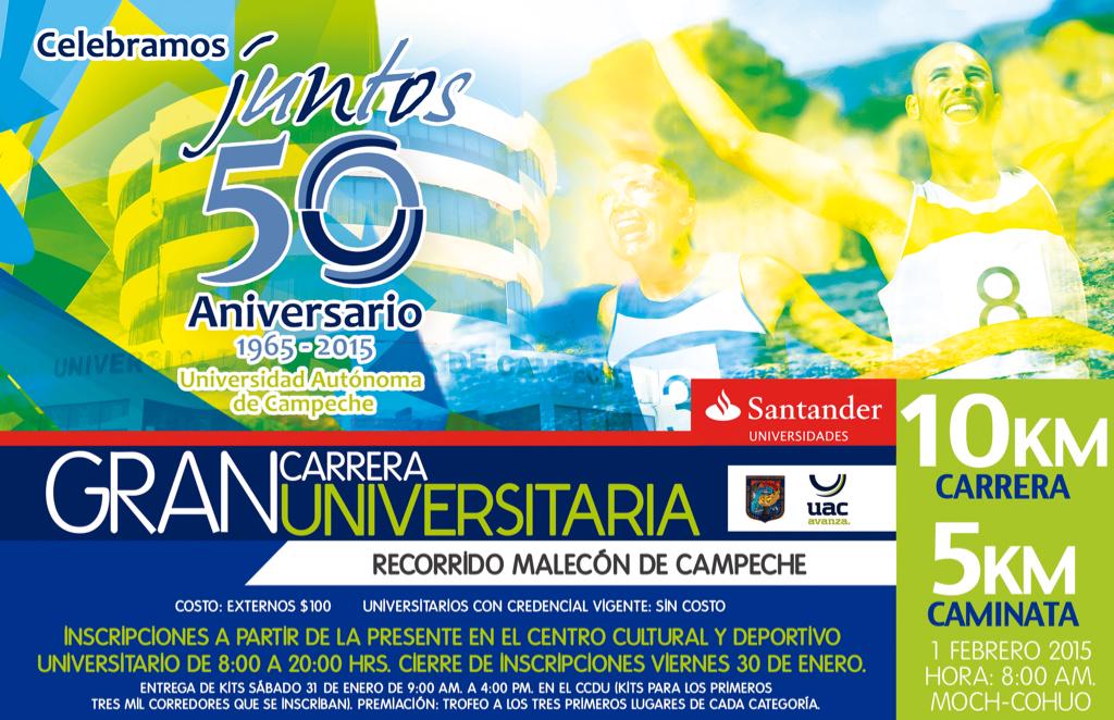 InfoUacam's tweet image. #CelebramosJuntos

¿Estas listo para la GRAN CARRERA UNIVERSITARIA 2015?

¡PREPÁRATE...NO TE LA PUEDES PERDER!