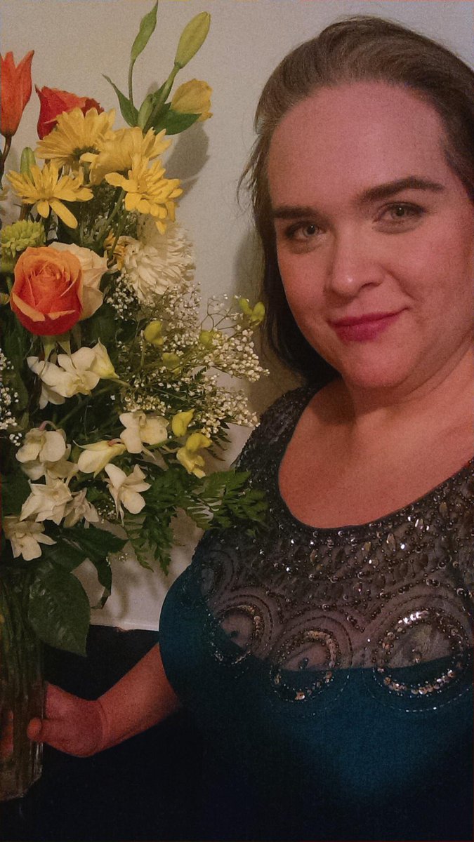 Gorgeous recital flowers from #FordhamatFour! Many thanks for such a welcoming venue and audience!