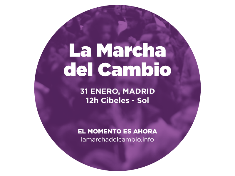 matthimatt's tweet photo. Este sábado #31enero empieza la #marchdelcambio a las 12 en #cibeles. Todos juntos si que #podemos http://t.co/4G78ougtLU