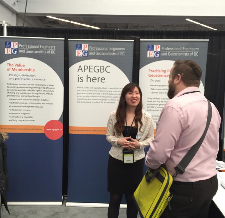 EngGeoBC's tweet image. We're at AMEBC #Roundup2015 Booth #1003 to answer your questions. Stop by and say hello. #geoscience