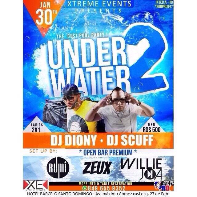 PartyRd_'s tweet photo. OPEN DOORS 8pm! -4 días! #UnderWater2 SORPRESAS! 🙊🙌 http://t.co/lfHgizOrwD