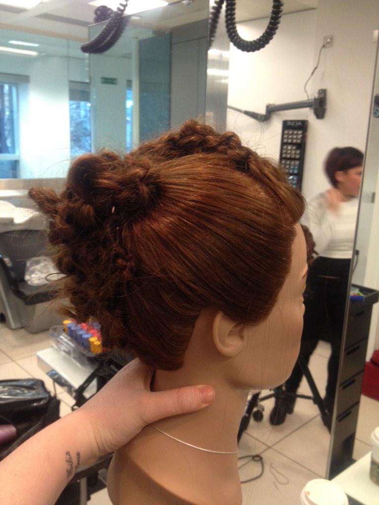 ceara_murphy's tweet photo. One of the hair-up's I did today on the 'The art of hair-up' course with @rickrobertshair @Matrixhaircare @njmhair http://t.co/JJ7OMaOJq5